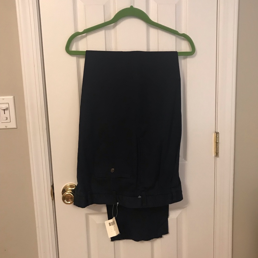 NWT JJ Farmer men’s navy blue cotton pants